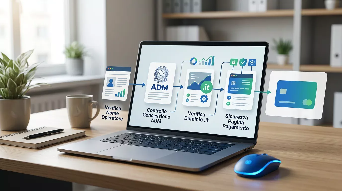 Schema di controllo ADM per casino che citano Postepay